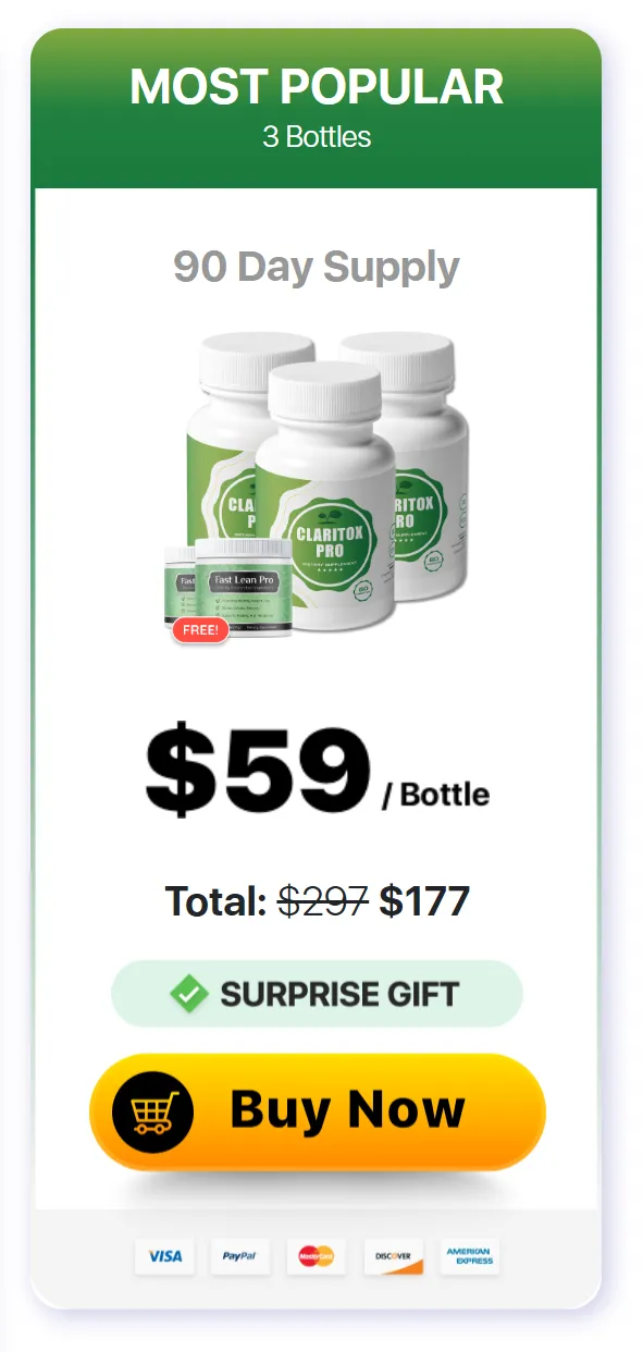 Claritox Pro-3 bottle price